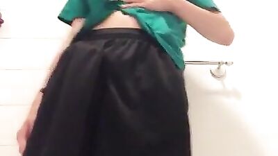 Sexy in the Bathroom - Steamy Cum Shots and Ass Play