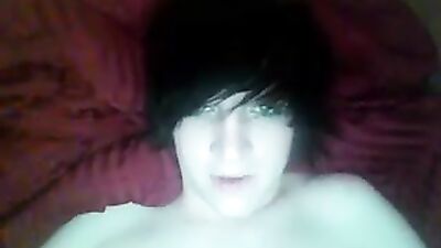 Emo Boy Cums Hard in Gay Cam Show!