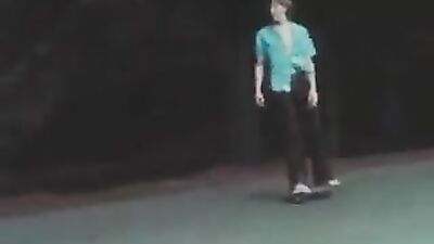 Skater JO Adventure: Exploring Amateur Blond Boys in Vintage Action!