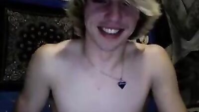 Blonde dildoing on cam