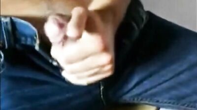 Cumming on New Levis: Amateur Cum Shots Solo - A Gay Porn Video