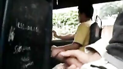 Gay Bus Boys Masturbating on Public Streets: Amateur Outdoor Handjobs