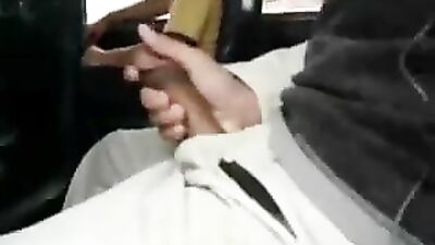 Gay Bus Boys Masturbating on Public Streets: Amateur Outdoor Handjobs