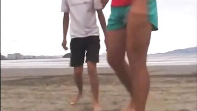 Horny Twink Lifeguard - A Day At The Beach