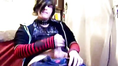 Emo Boy Web-Cam Solo: Teen Smoothies Emotional Masturbation