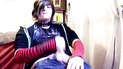 Emo Boy Web-Cam Solo: Teen Smoothies Emotional Masturbation