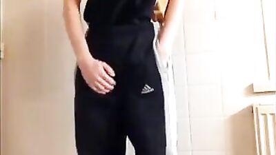 High School Sportswear Basketball Teen Boy Cum Shots Handjob!
