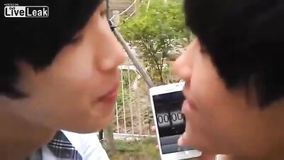 Asian Kissing Frenzy! Korean Boys Unleash Their Passion!