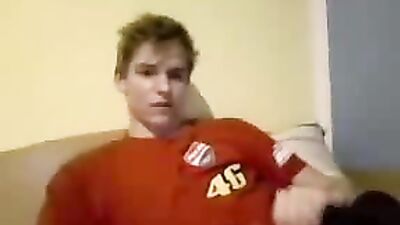 Caught Jizzing with Blonde Boys for Girlfriends Pleasure: Red Shirt Edition