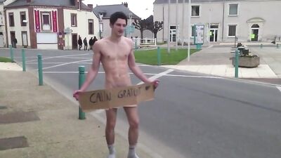 Outdoor Free Hugs Fun with Twink Amateur Public