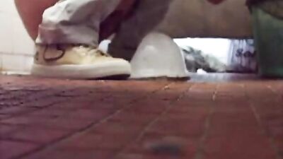 Bad Spy Cam: Intoxicating Public Bathroom Encounter