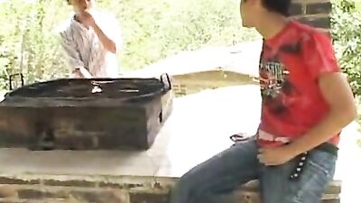 Gay Porn Trio Bareback Action