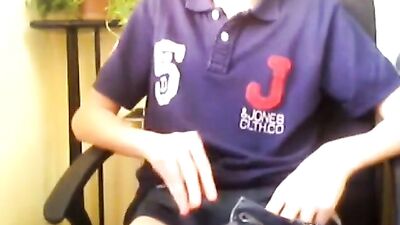 Young Web-Cam Solo Boy: Hot Cum Wank Adventure!
