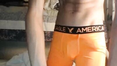 Hung Jock Plays With Cock On Webcam For First Time.