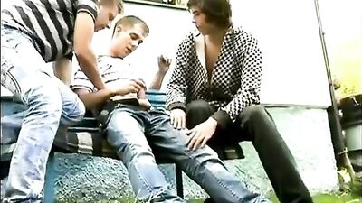 Raw Twink Threesome - Hardcore Bareback Action!