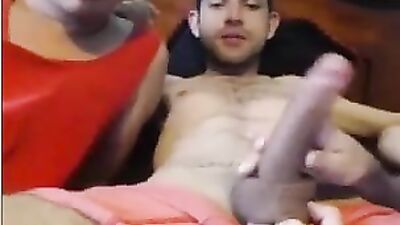 Two Dudes Giving Head To A Buddy: The Ultimate Threesome!