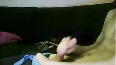 French Cam Wank - A Boy Smooths Solo Web-Cam Adventure!