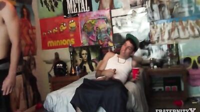 Initiation Rites: Bareback Frat Guys Pound Thick Cocks!