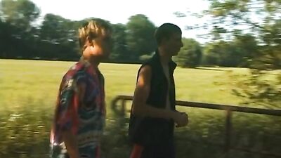Outdoor Fuck Fest: Two Smooth Boys Take the Stream Bridge!