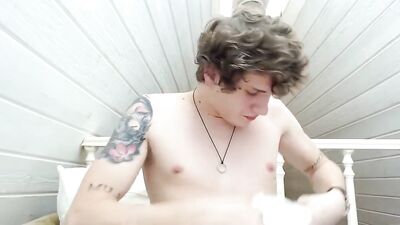 Gangbang with Super Cute Hung Twink Porn Jock