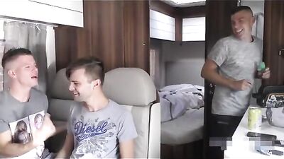 Bareback Buddies: The Ultimate Camper Van Boys Experience!