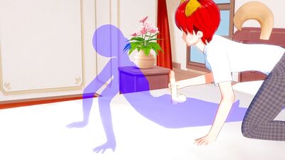 Yaoi Femboy - Shiro Femboy Handjob and blowjob