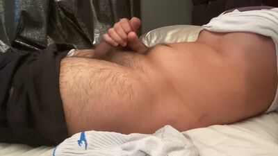 Cute Gay Teen Blows His Load On His Chest