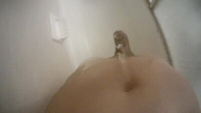 boy naked in shower