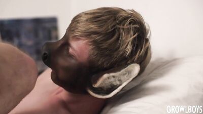 GrowlBoys - twink werewolf and werehorse fuck raw during full moon