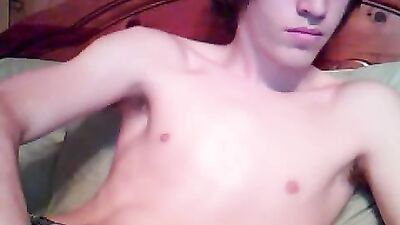 Emo Twink Cum Show @ LocalAmateurSextube: Thick Cock Jerk-Off Session!