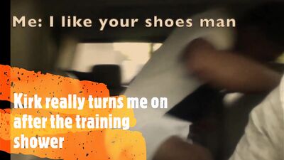 Asian Fetish - Kirk Turns Me On After the Training Shower