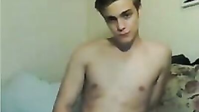 Athletic twink shower jerking off and ass hole play boys porn