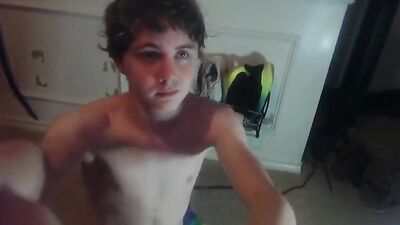 Gay Porn Cute Boy and His Toy Solo Amateur