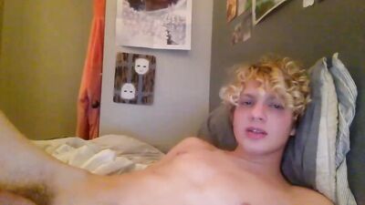 Curly Blond Cumming Ladies Dreams - Gay Porn Video!