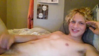 Curly Blond Cumming Ladies Dreams - Gay Porn Video!