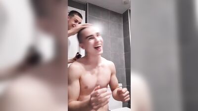 Russian Twink Hair Shaving Adventure - Action Fetish Fun!