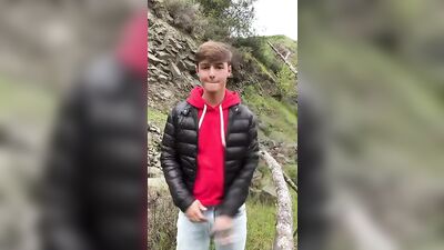 Gay Porn: Handsome Boys Sucking and Jerking in Public