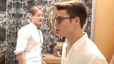 Bareback Tag Session in Luxury House - Three Fit Lads Porn