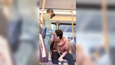 Gay Porn Bus Sucking Action - Oral Public Sex Twink Boy