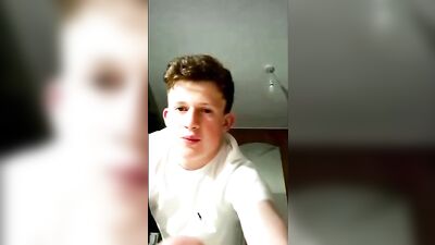 British Twink Explosion - Uncut Cock Cum Shots!