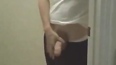 Watching Him Clean Up - A hot shower and steamy sex scene in the cubicle