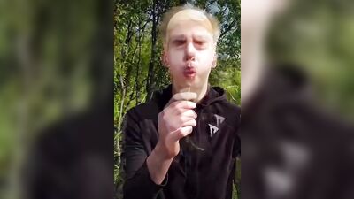 German Teen Makes A Wish - Blond Boys Fetish Gay Porn Video