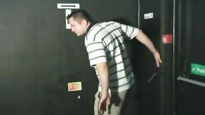 Gay Porn Spikes: Public Toilet Wank with Straight Boys