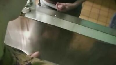 Gay Porn Spikes: Public Toilet Wank with Straight Boys