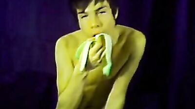 Kylers Banana Frenzy - Fun Adult Gay Porn Video!