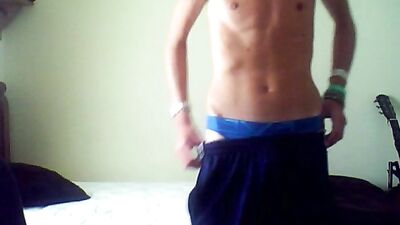 Boy Strips Out of Thong and Wanks 2: Amateur Porn Adventures!