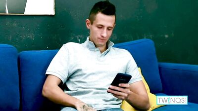 Hung Twink Thomas Rubs His Tight Butthole While Jerking Off!