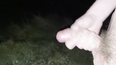 huge cumshot, public wank