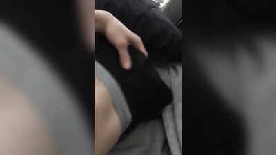 Young twink with big dick tease