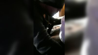 walks in on me and my company in the livingroom pt.1 (real)